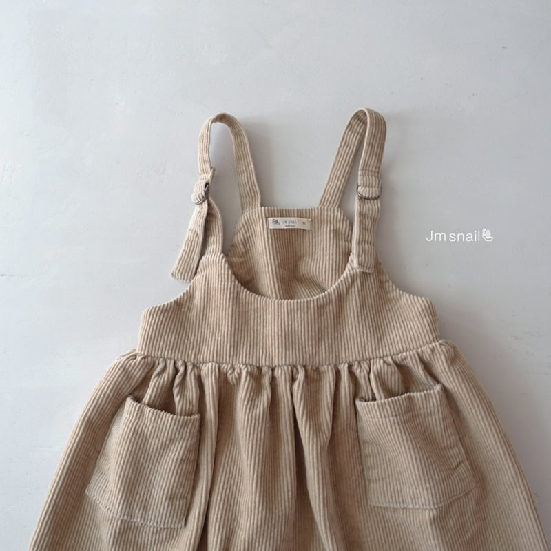 Jm Snail - Korean Children Fashion - #childrensboutique - Pocket Vest One-piece - 8