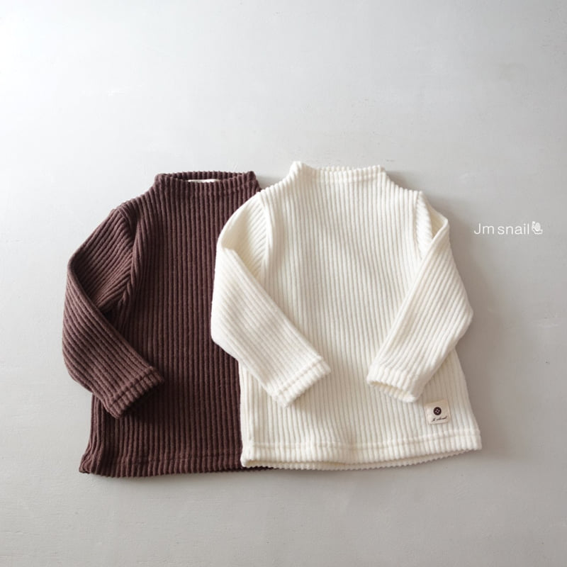 Jm Snail - Korean Children Fashion - #childrensboutique - Kona Peach Ribbed Tee - 4