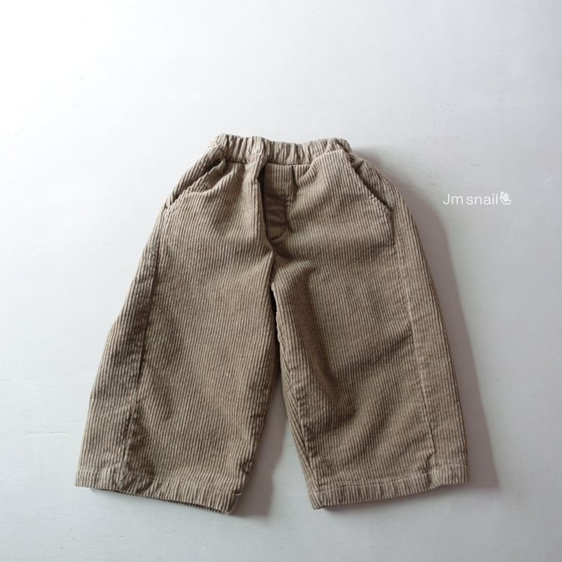 Jm Snail - Korean Children Fashion - #fashionkids - Corduroy Stretch Side Pleat Pants - 2