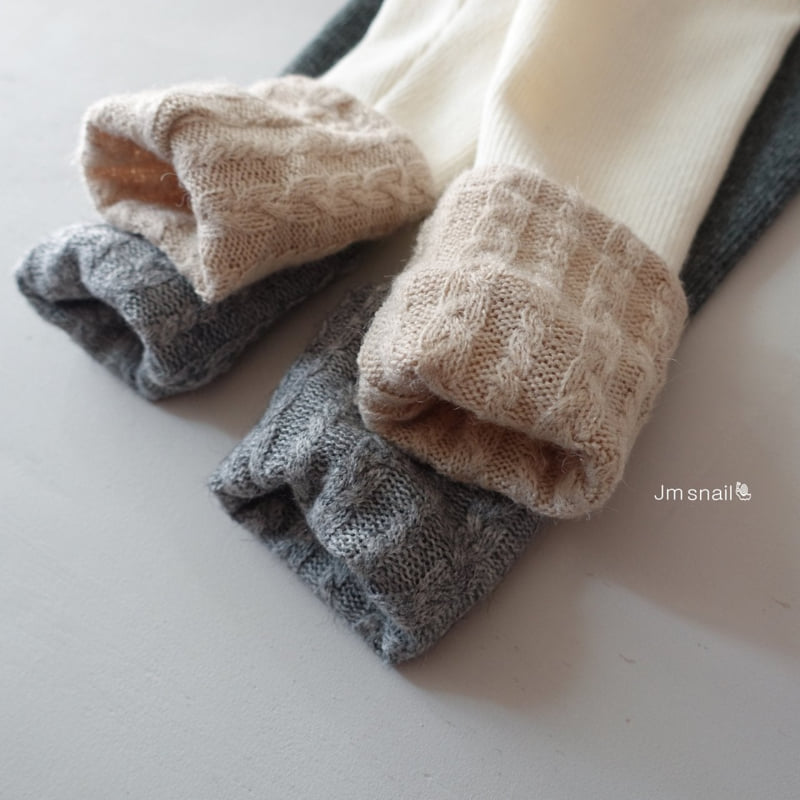 Jm Snail - Korean Children Fashion - #fashionkids - Cable Leggings