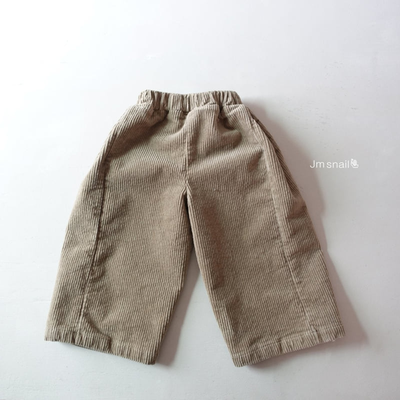 Jm Snail - Korean Children Fashion - #kidsshorts - Corduroy Stretch Side Pleat Pants - 4
