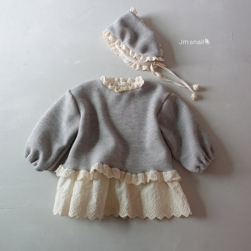 Jm Snail - Korean Children Fashion - #kidsstore - Edon Ribbed Double Lace Long Tee - 10
