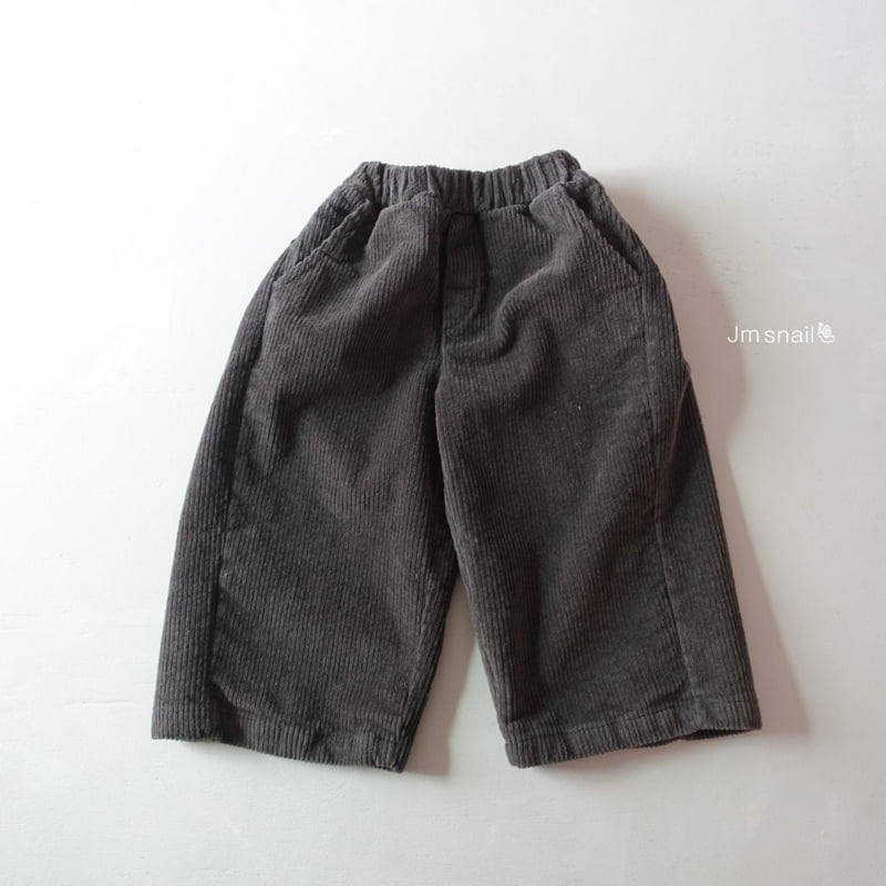 Jm Snail - Korean Children Fashion - #kidzfashiontrend - Corduroy Stretch Side Pleat Pants - 5