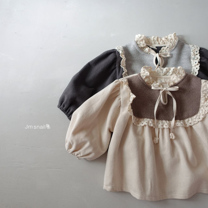 Jm Snail - Korean Children Fashion - #kidzfashiontrend - Grace Knit Blouse - 3