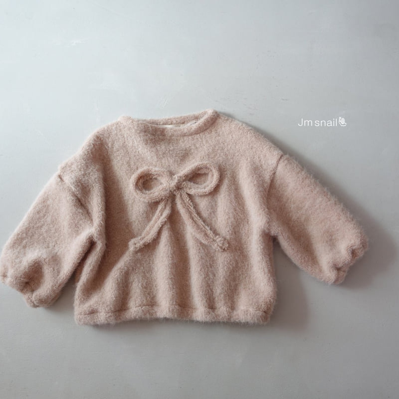 Jm Snail - Korean Children Fashion - #kidzfashiontrend - Fluffy Ribbon Tee - 8