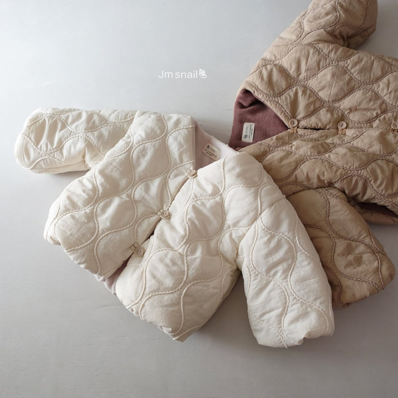 Jm Snail - Korean Children Fashion - #kidzfashiontrend - Sand Wave Embroidery Jacket - 7