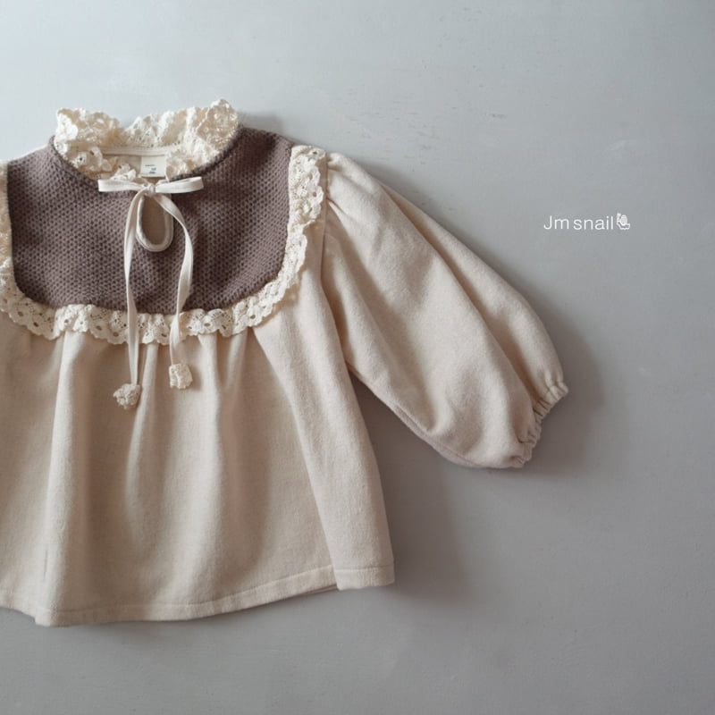 Jm Snail - Korean Children Fashion - #littlefashionista - Grace Knit Blouse - 5