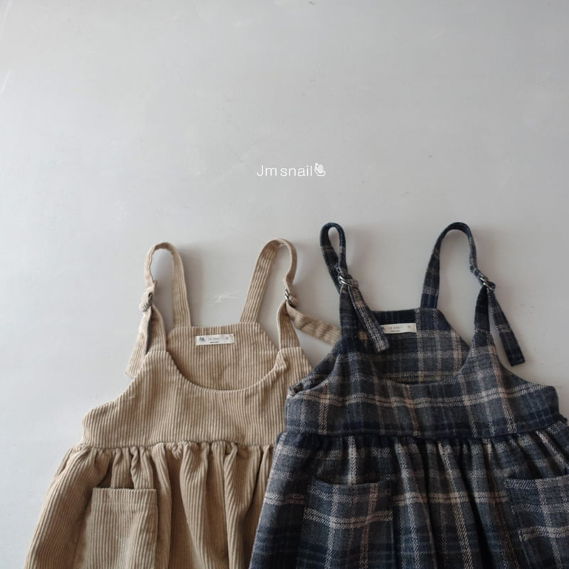 Jm Snail - Korean Children Fashion - #littlefashionista - Pocket Vest One-piece - 2