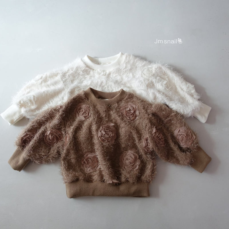 Jm Snail - Korean Children Fashion - #magicofchildhood - Rosy Flower Tee - 5
