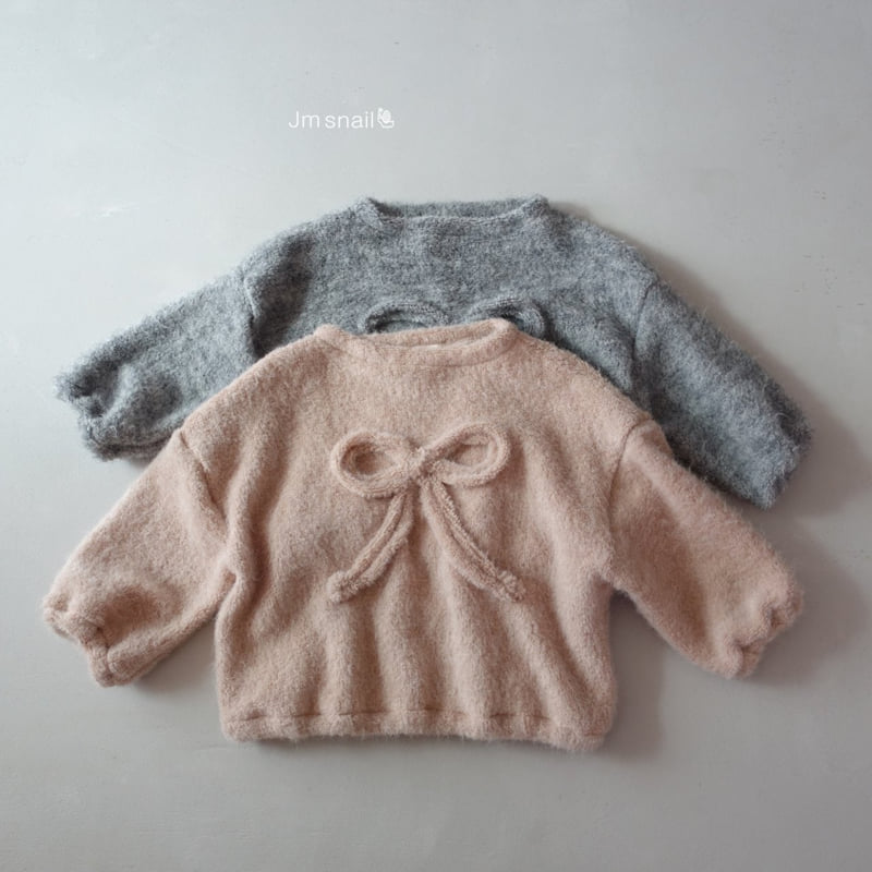 Jm Snail - Korean Children Fashion - #magicofchildhood - Fluffy Ribbon Tee - 11