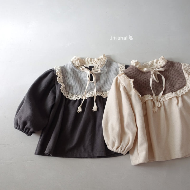 Jm Snail - Korean Children Fashion - #minifashionista - Grace Knit Blouse - 7