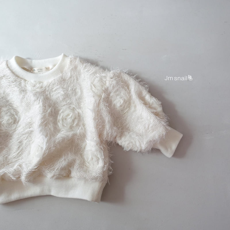 Jm Snail - Korean Children Fashion - #minifashionista - Rosy Flower Tee - 6