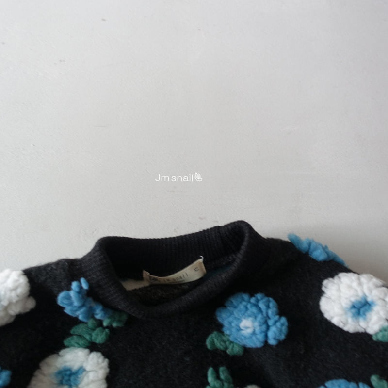 Jm Snail - Korean Children Fashion - #minifashionista - Art Flower Tee