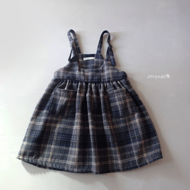 Jm Snail - Korean Children Fashion - #magicofchildhood - Pocket Vest One-piece - 4
