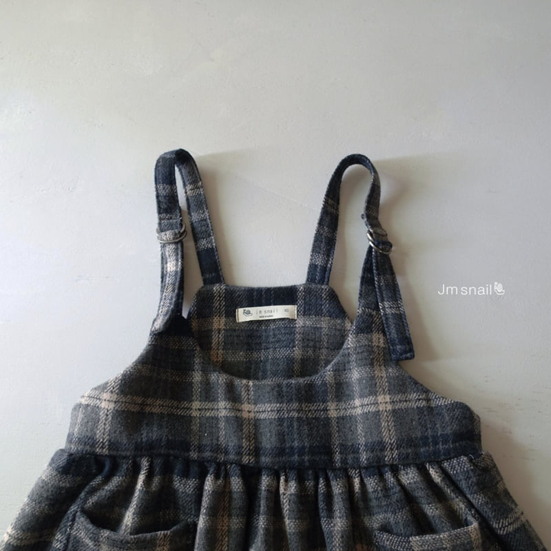 Jm Snail - Korean Children Fashion - #prettylittlegirls - Pocket Vest One-piece - 5
