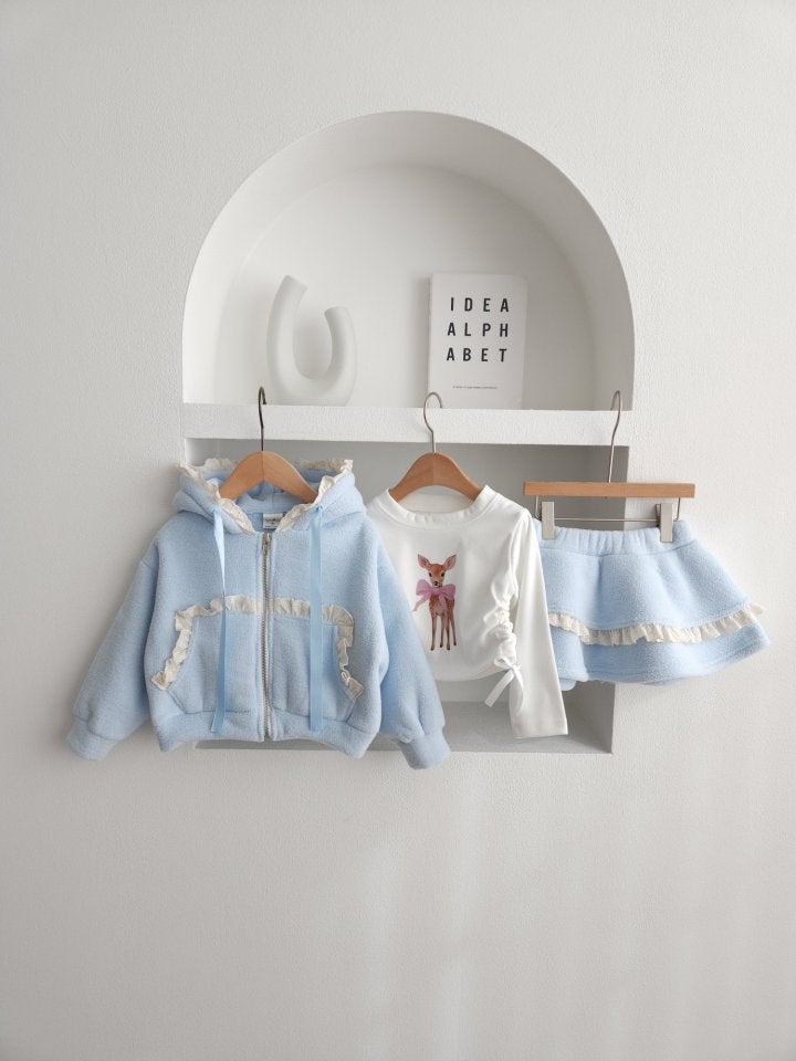 Joy ello - Korean Children Fashion - #childrensboutique - Soft Tiered Hood Set - 11
