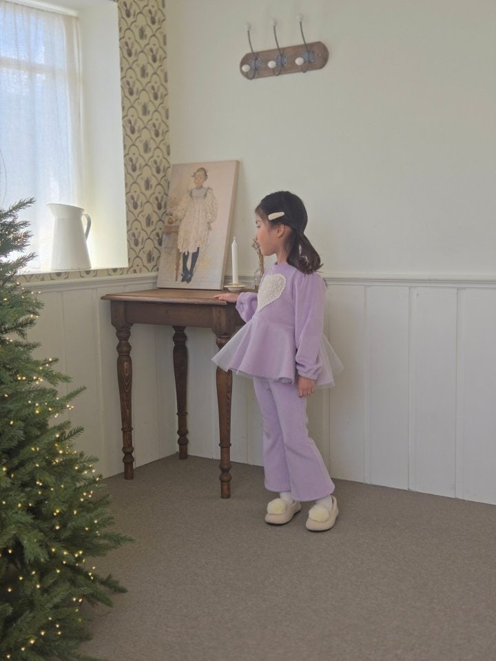 Joy ello - Korean Children Fashion - #childrensboutique - Heart Tulle Set - 10
