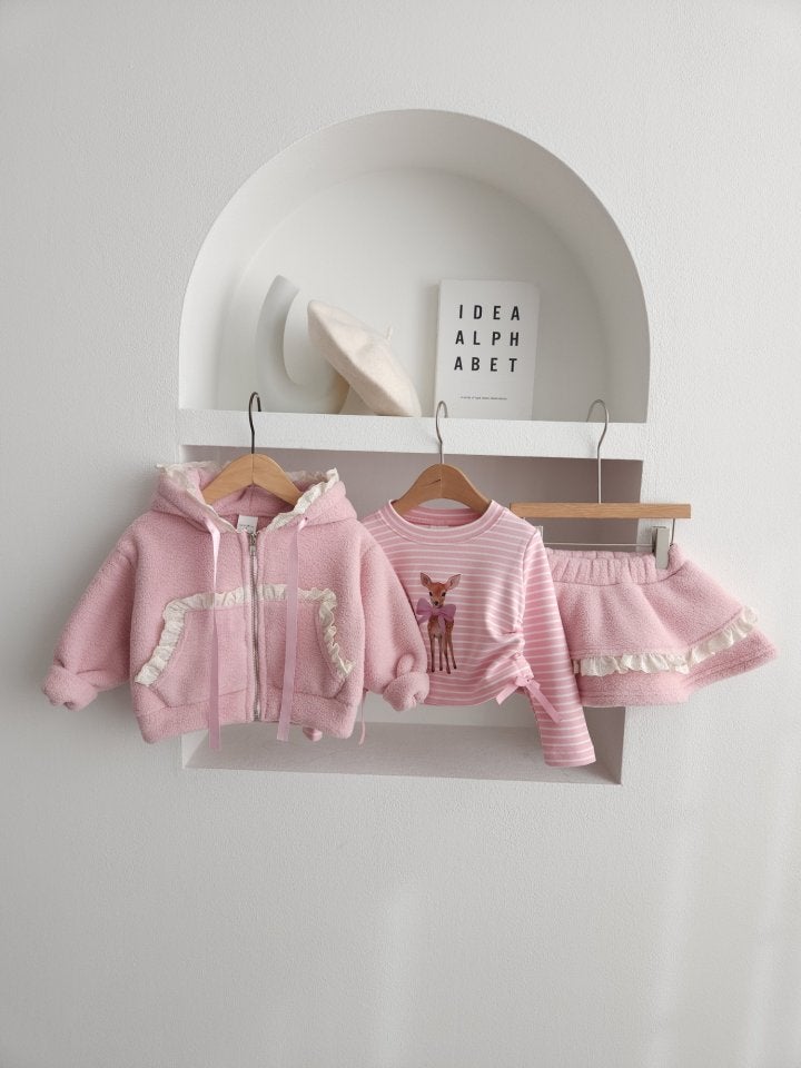 Joy ello - Korean Children Fashion - #designkidswear - Soft Tiered Hood Set - 12