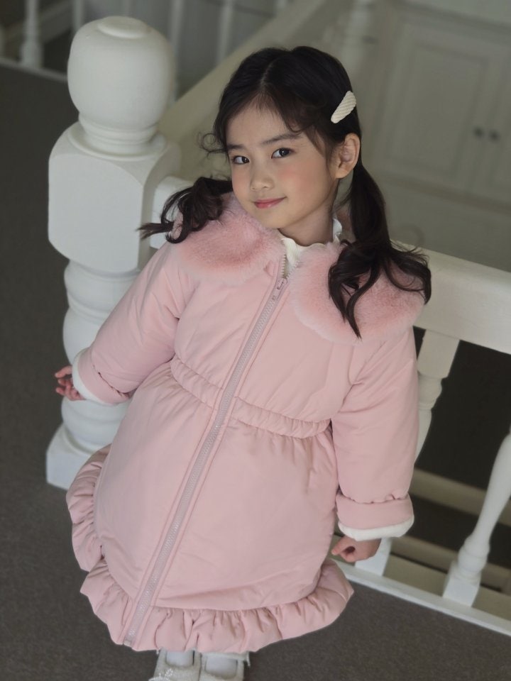 Joy ello - Korean Children Fashion - #fashionkids - Mink Frill Padding - 9