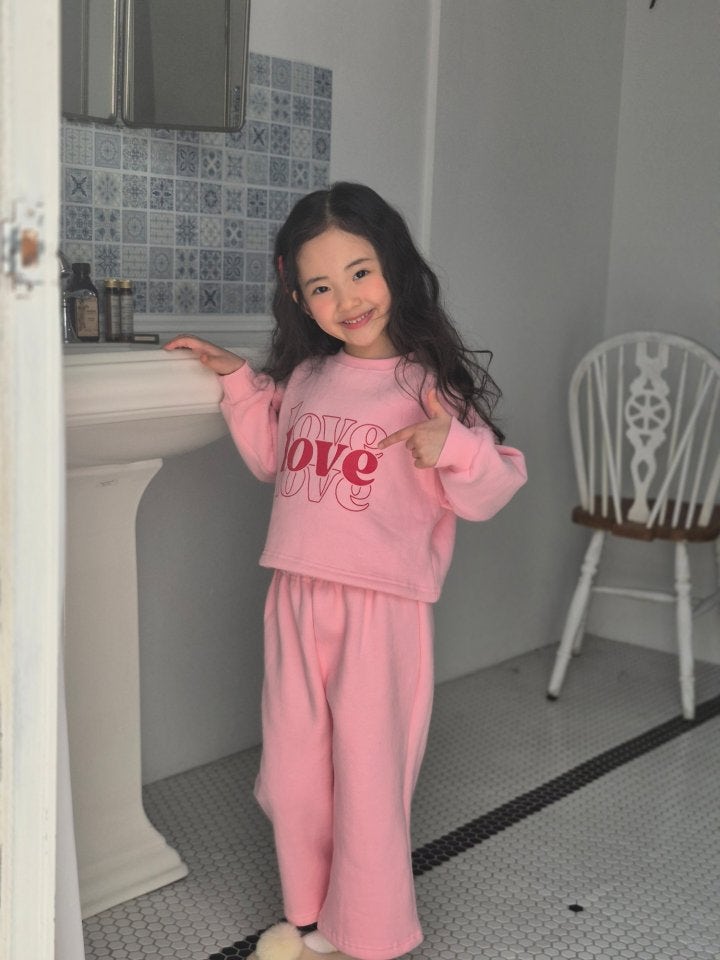 Joy ello - Korean Children Fashion - #kidsstore - Love Love Set - 3