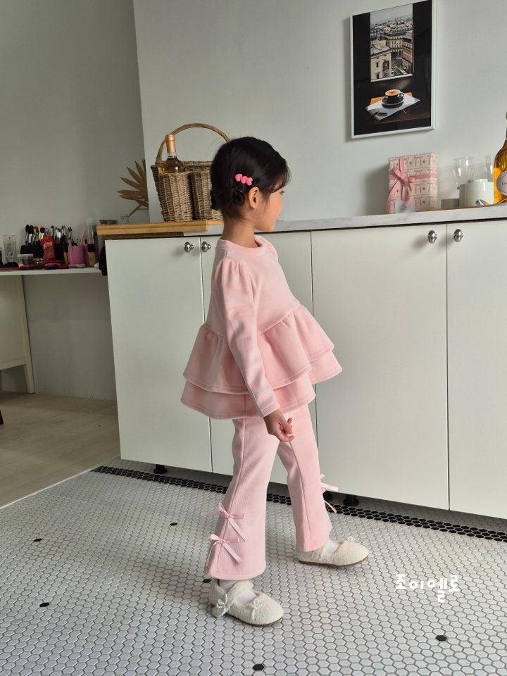 Joy ello - Korean Children Fashion - #kidsstore - Tiered Mink Set