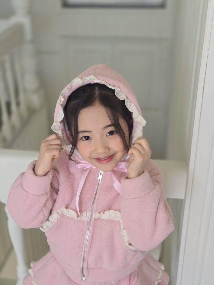 Joy ello - Korean Children Fashion - #littlefashionista - Soft Tiered Hood Set - 3
