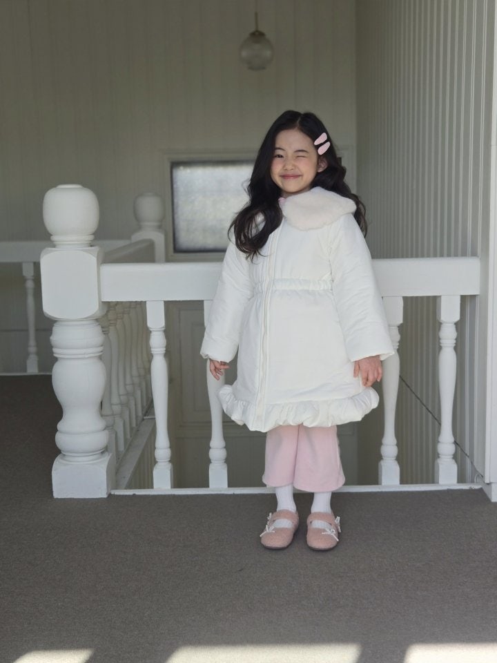 Joy ello - Korean Children Fashion - #magicofchildhood - Mink Frill Padding