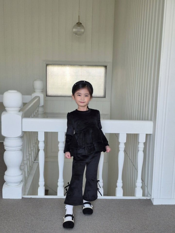 Joy ello - Korean Children Fashion - #minifashionista - Tiered Mink Set - 6