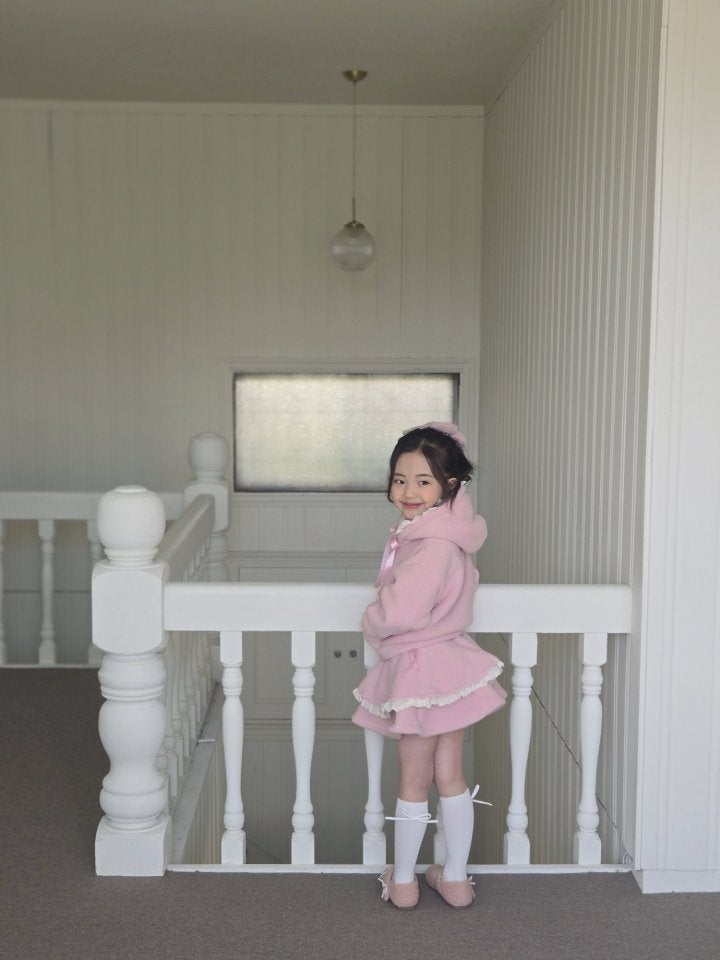 Joy ello - Korean Children Fashion - #minifashionista - Soft Tiered Hood Set - 5