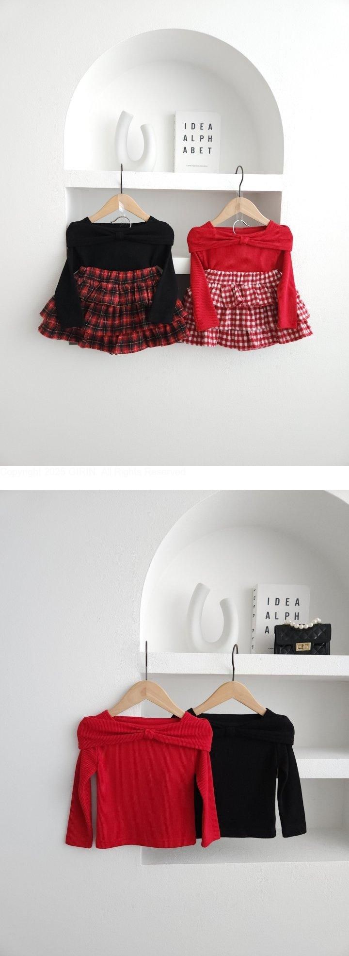 Joy ello - Korean Children Fashion - #minifashionista - Winter Shoulder Tee
