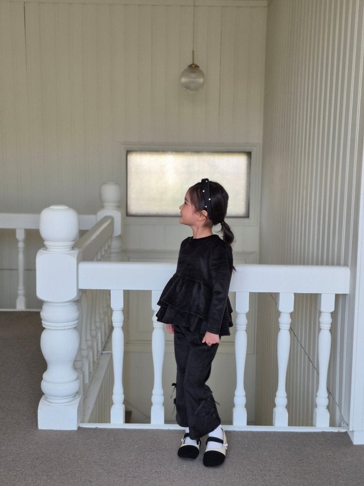 Joy ello - Korean Children Fashion - #prettylittlegirls - Tiered Mink Set - 7