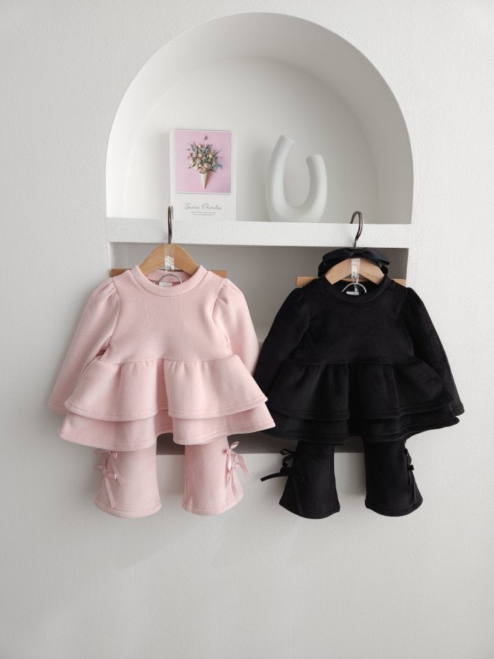 Joy ello - Korean Children Fashion - #stylishchildhood - Tiered Mink Set - 10