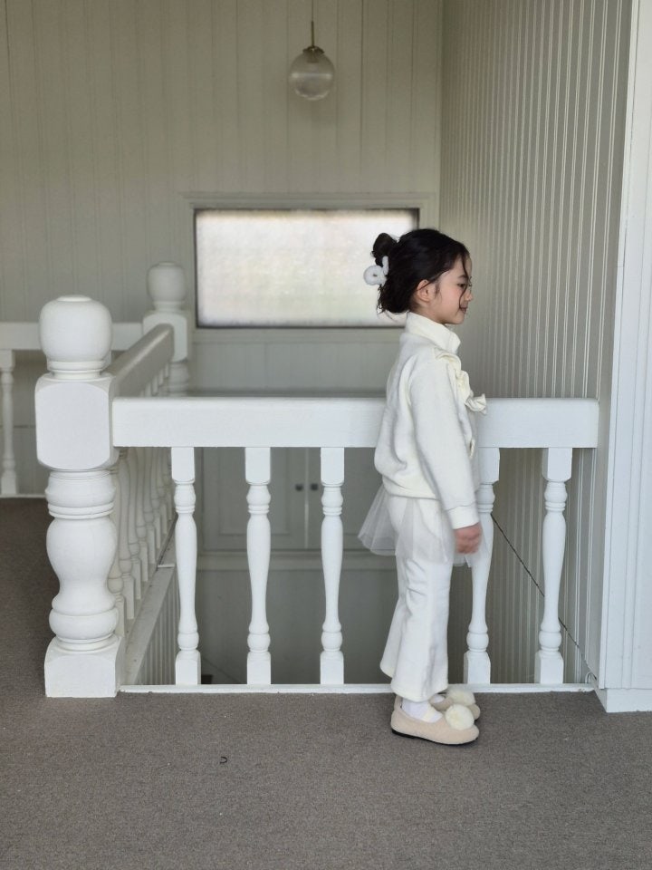 Joy ello - Korean Children Fashion - #stylishchildhood - Mink Tulle Zip-Up Set - 7