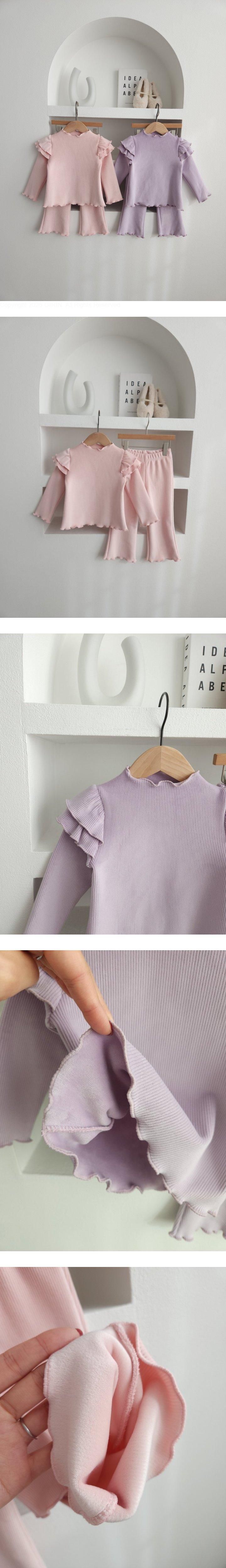 Joy ello - Korean Children Fashion - #stylishchildhood - Wing Mink Set