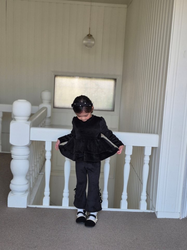 Joy ello - Korean Children Fashion - #todddlerfashion - Tiered Mink Set - 8
