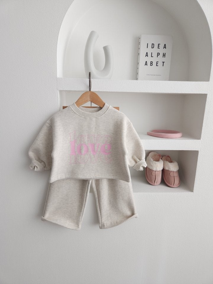 Joy ello - Korean Children Fashion - #toddlerclothing - Love Love Set - 11