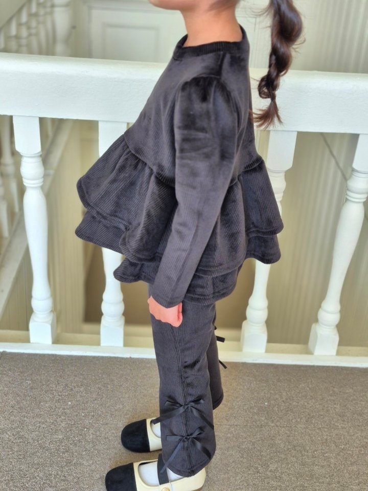 Joy ello - Korean Children Fashion - #toddlerclothing - Tiered Mink Set - 9