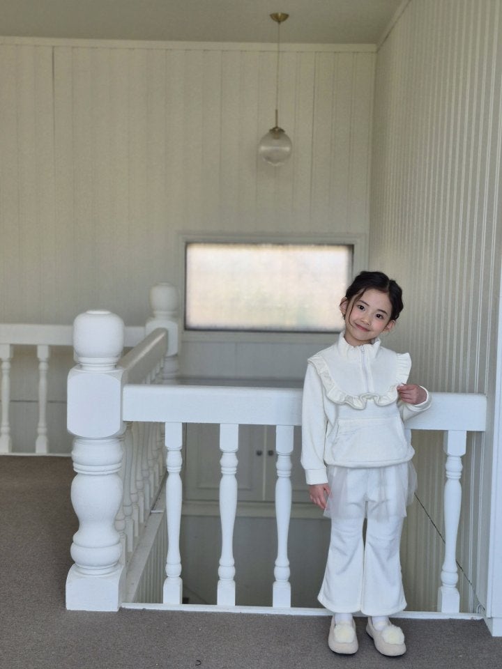 Joy ello - Korean Children Fashion - #toddlerclothing - Mink Tulle Zip-Up Set - 6
