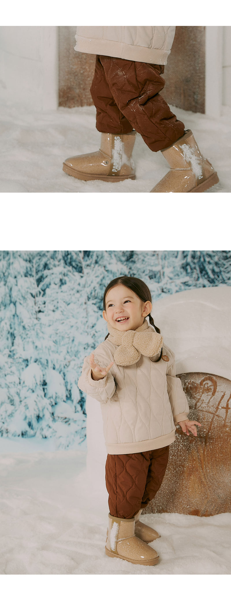 Kids Clara - Korean Baby Fashion - #babyboutique - Sona Padded Baby Snow Pants - 5