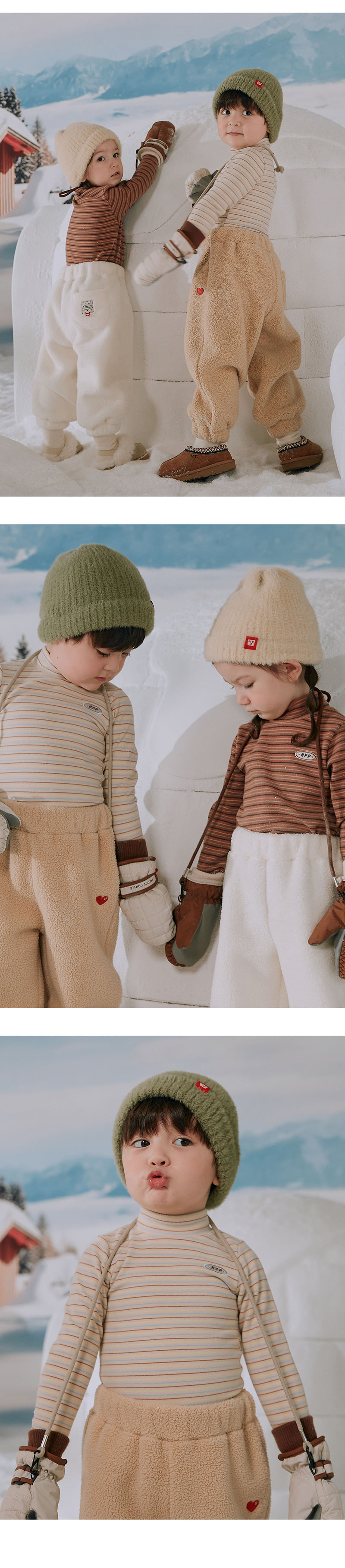 Kids Clara - Korean Baby Fashion - #babyboutiqueclothing - Claude Mock Neck Tee - 3