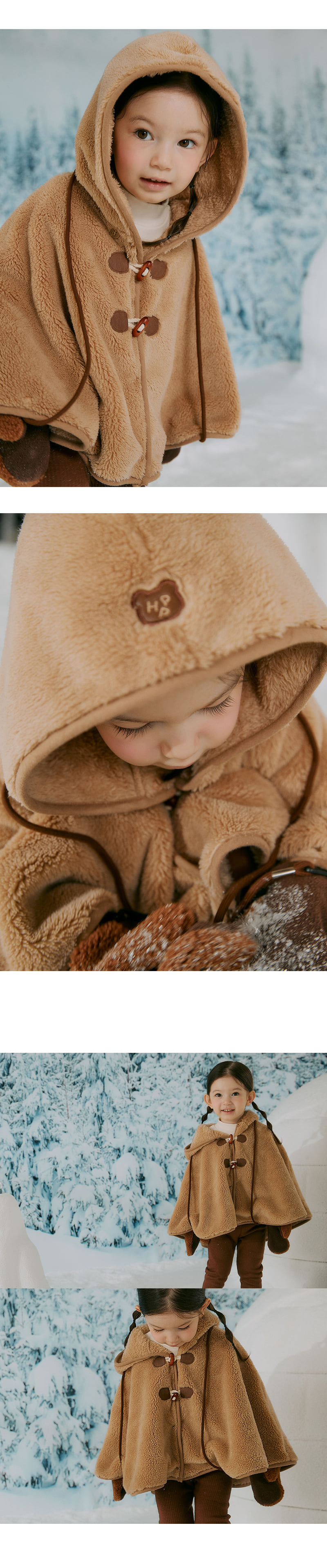 Kids Clara - Korean Baby Fashion - #babyboutiqueclothing - Roti Duffle Fleece Baby Cape - 2