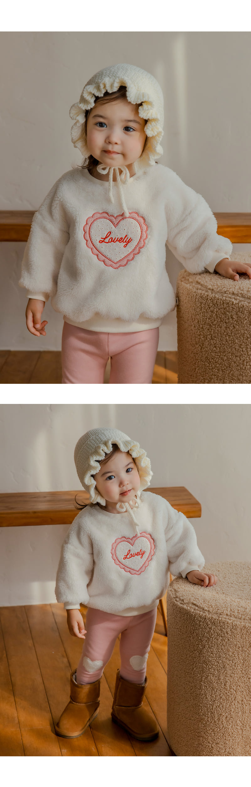 Kids Clara - Korean Baby Fashion - #babyclothing - Lovely Fleece Baby Sweatshirt - 6