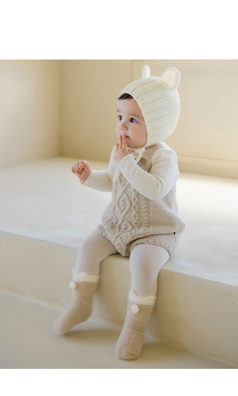 Kids Clara - Korean Baby Fashion - #babygirlfashion - Teddy Winter Baby Boots (set of 5)