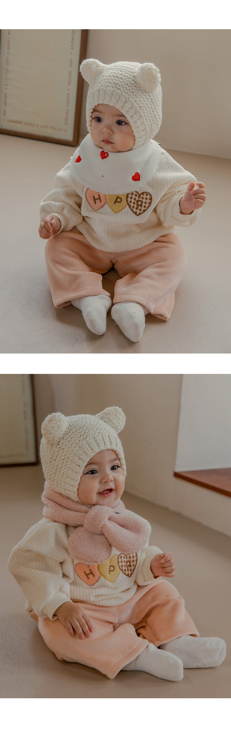 Kids Clara - Korean Baby Fashion - #babygirlfashion - Qubi Winter Baby Socks 3-Pack (set of 5) - 3