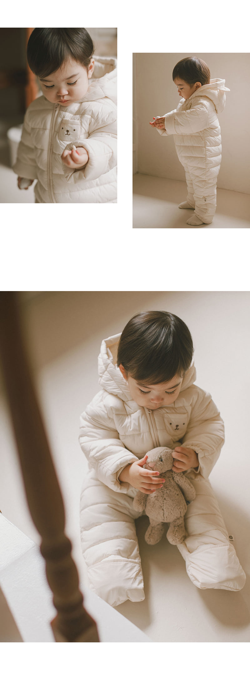 Kids Clara - Korean Baby Fashion - #babylifestyle - Bearboo Vegan Baby Padded Jumpsuit - 4