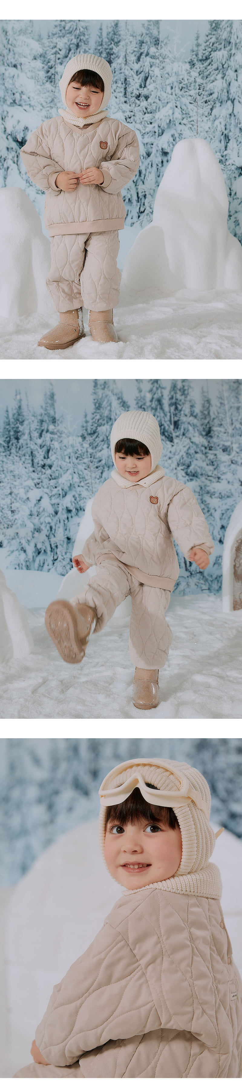 Kids Clara - Korean Baby Fashion - #babyoninstagram - Ellado Padded Baby Sweatshirt - 2