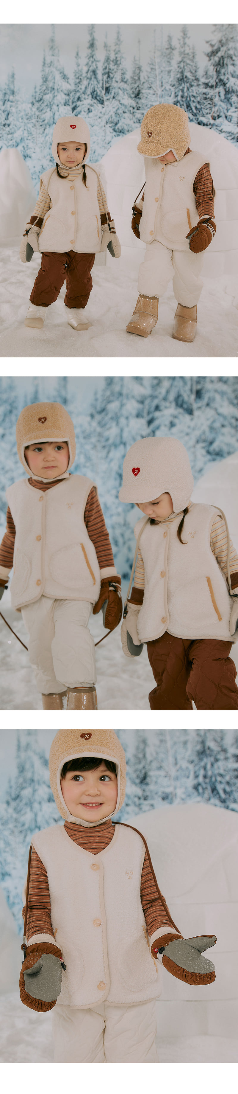 Kids Clara - Korean Baby Fashion - #babyootd - Comfyti Fleece Vest - 2