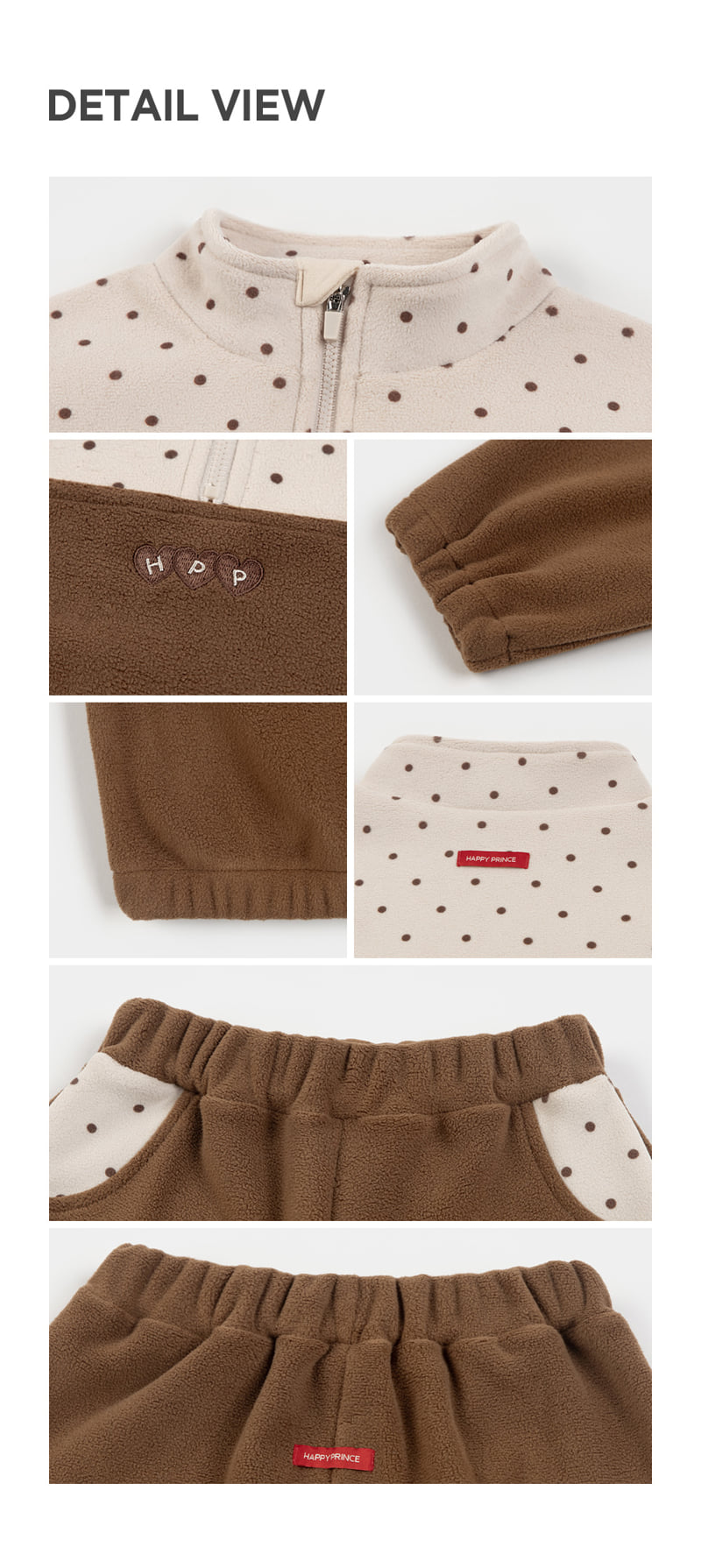Kids Clara - Korean Baby Fashion - #babyootd - Dartz Fleece Lined Set Up - 8