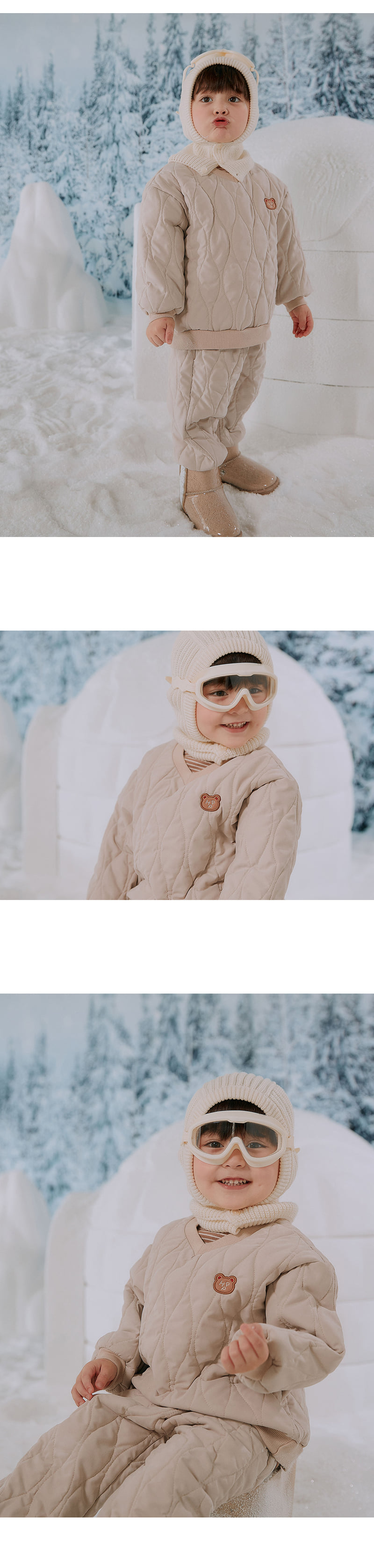 Kids Clara - Korean Baby Fashion - #babyootd - Ellado Padded Baby Sweatshirt - 3