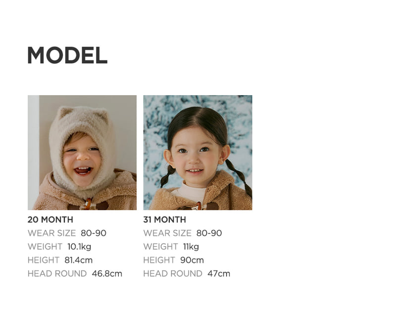 Kids Clara - Korean Baby Fashion - #babyoutfit - Roti Duffle Fleece Baby Cape - 10